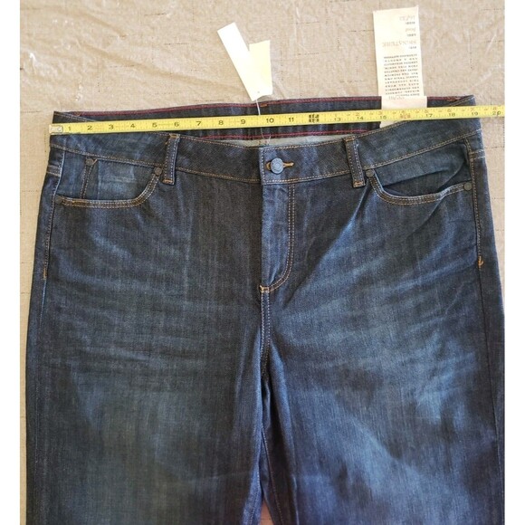 NWT Talbots Signature Boot Cut Dark Wash Jeans Womens Size 16/33 (38x32.5) - Picture 14 of 16